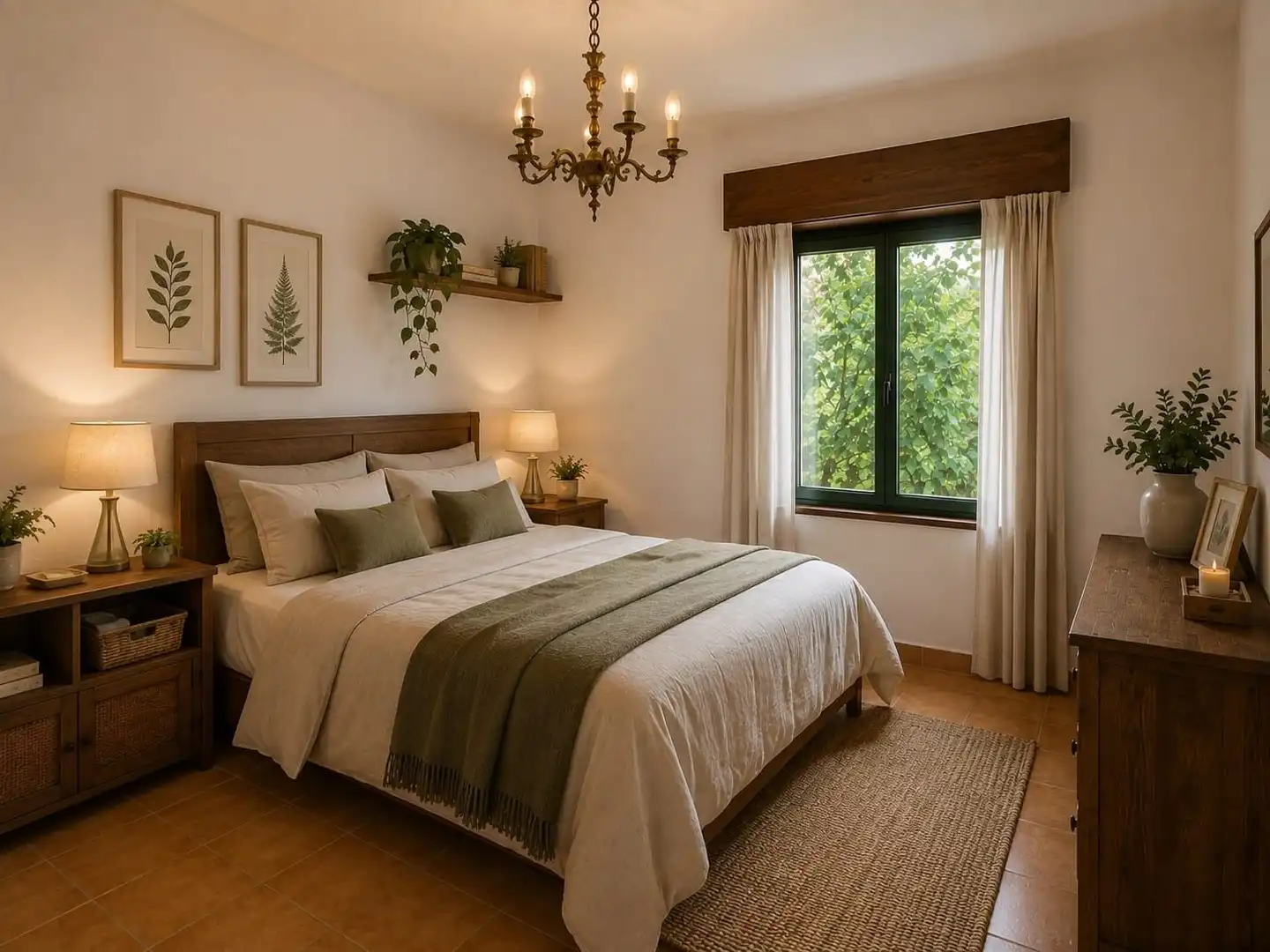 Habitación de Finca rústica en venta en Valle de Losa con Jardín privado, Amueblado y Alarma