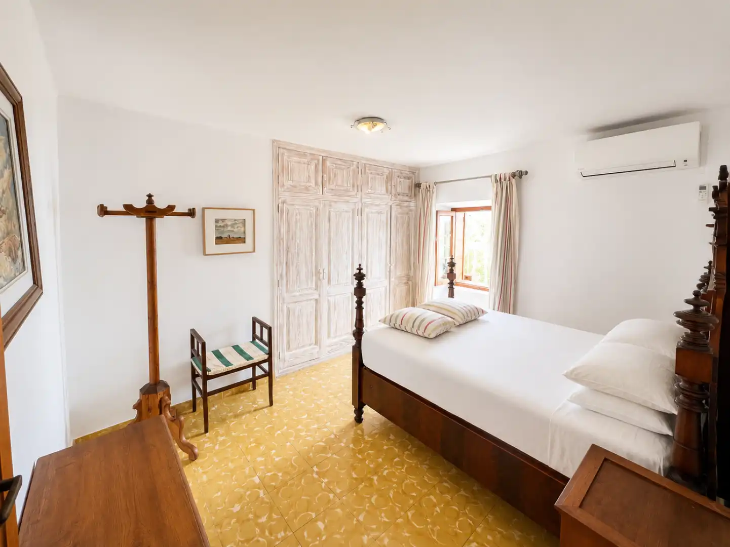 Habitación de Casa adosada de alquiler en Pollença con Aire acondicionado, Calefacción y Terraza