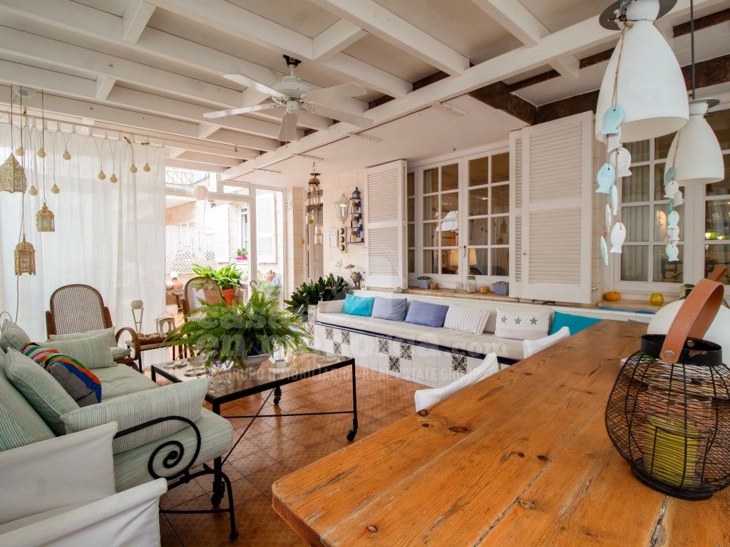 Terrace of House or chalet for sale in Es Castell  with Air Conditioner, Heating and Private garden