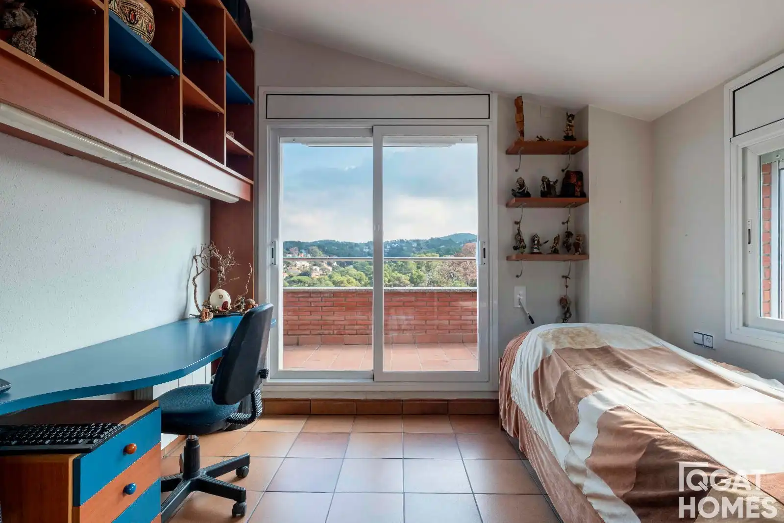 Bedroom of Houses for sale in Sant Cugat del Vallès  with Air Conditioner, Heating and Terrace