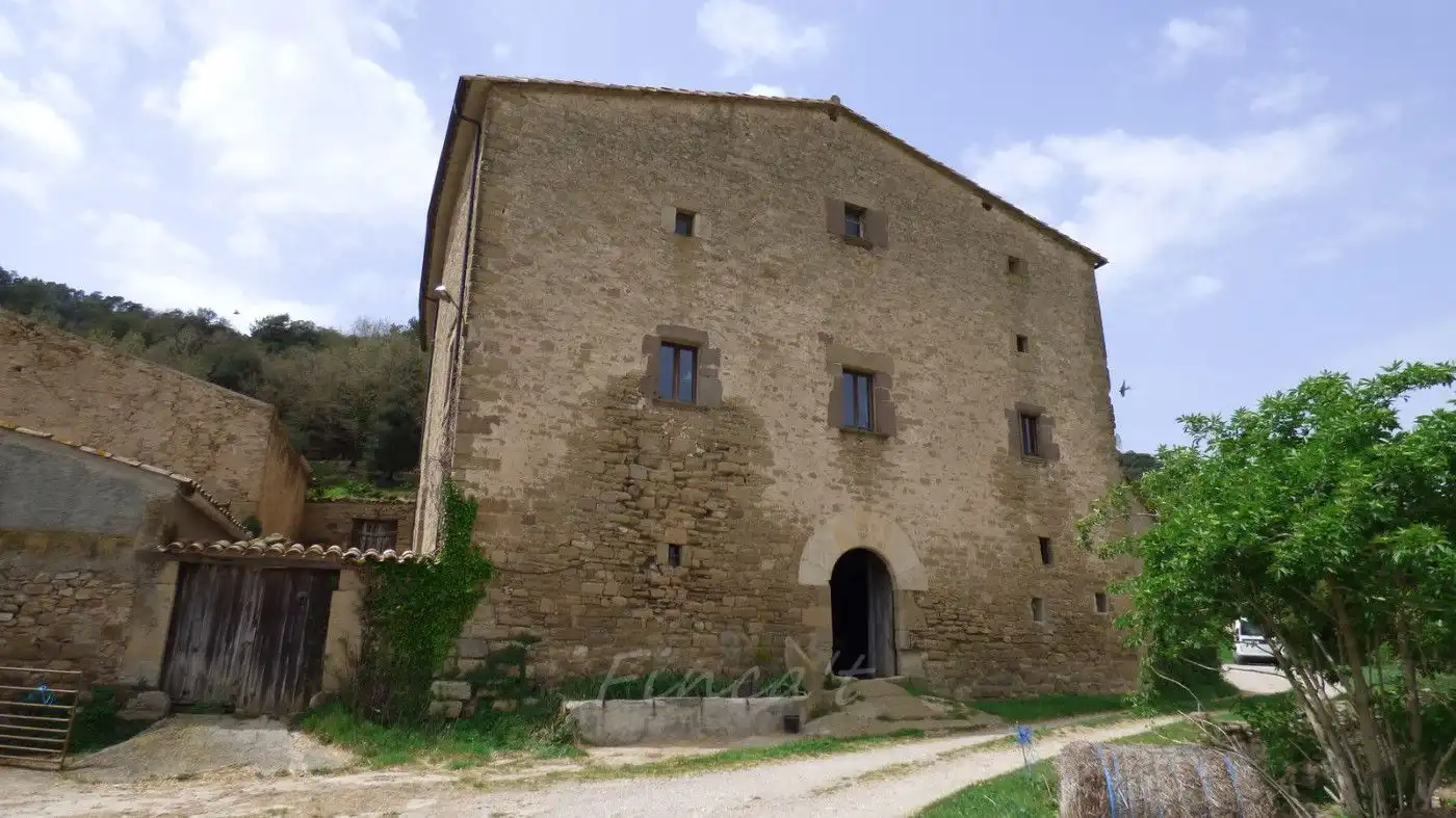 Vista exterior de Finca rústica en venda en Castellterçol amb Traster