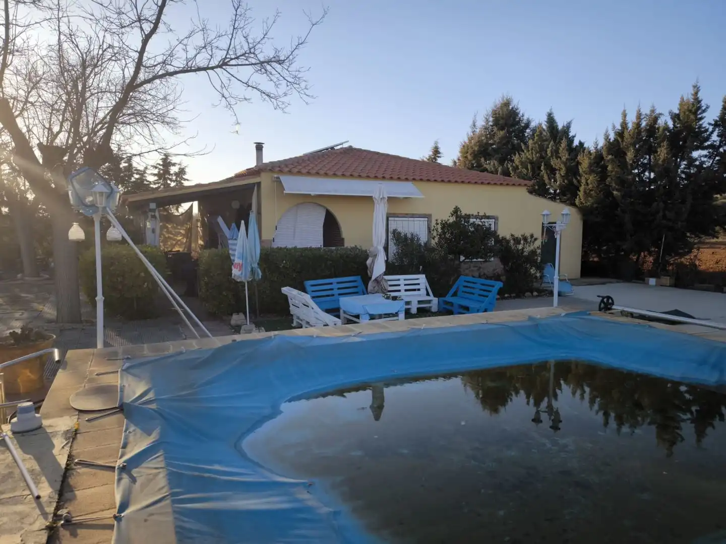 Piscina de Casa o chalet en venta en Valdepeñas