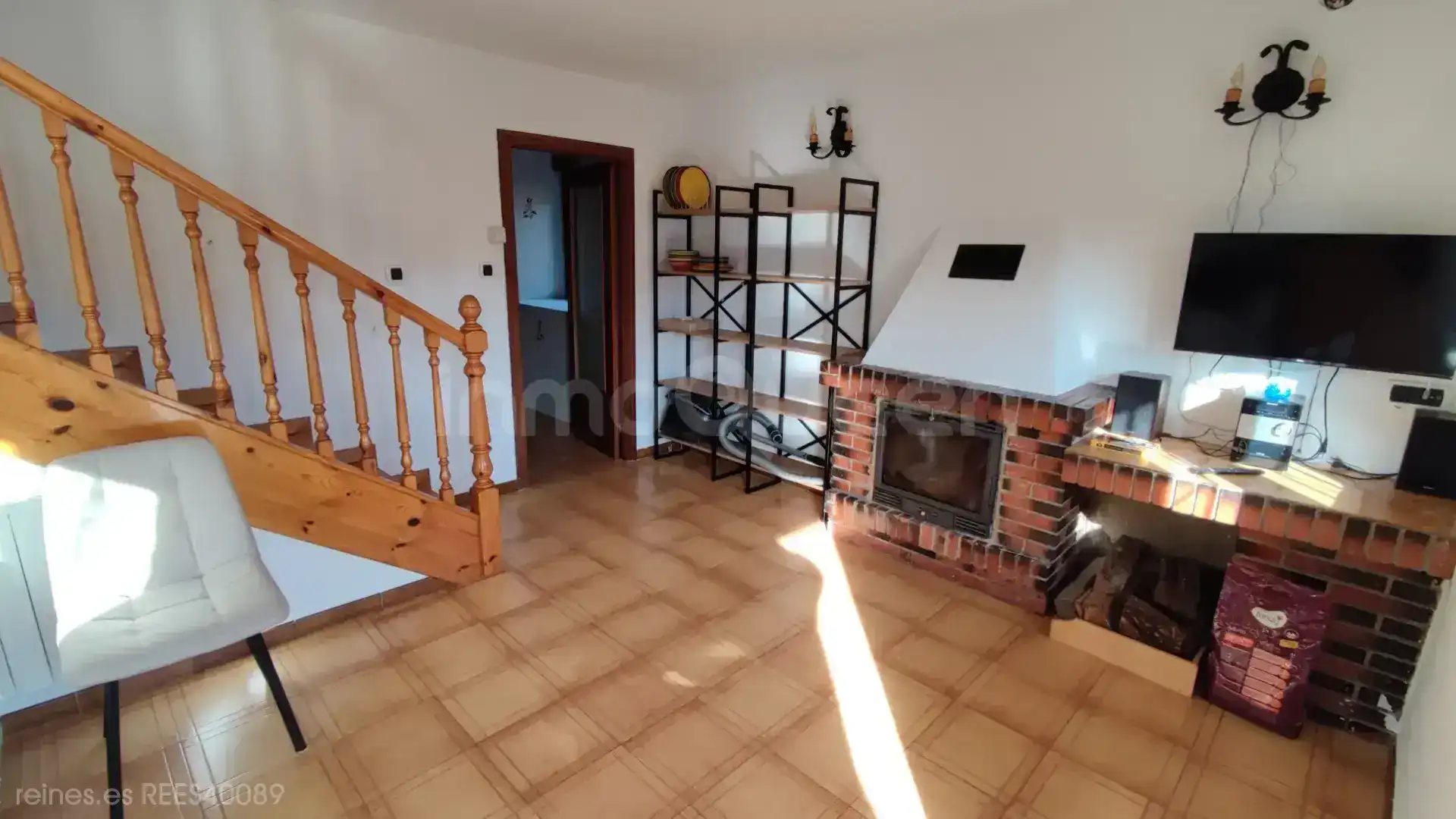 Living room of Houses for sale in Peñarrubia  with Heating, Private garden and Furnished