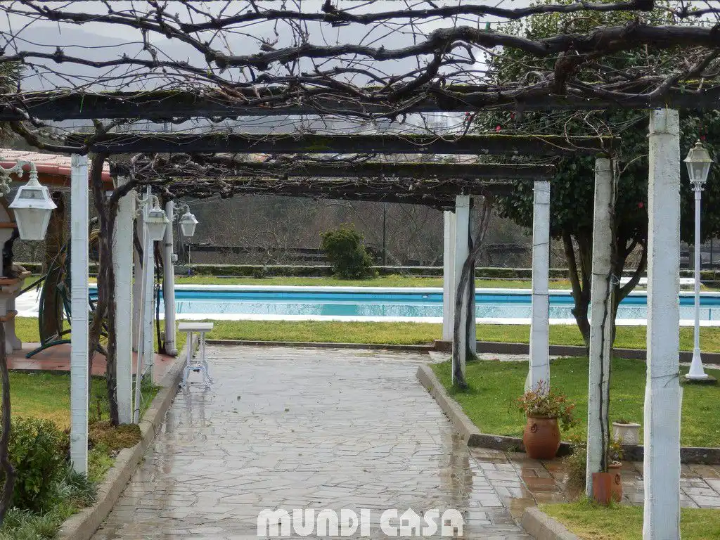 Swimming pool of Country homes for sale in Padrón  with Heating, Terrace and Furnished
