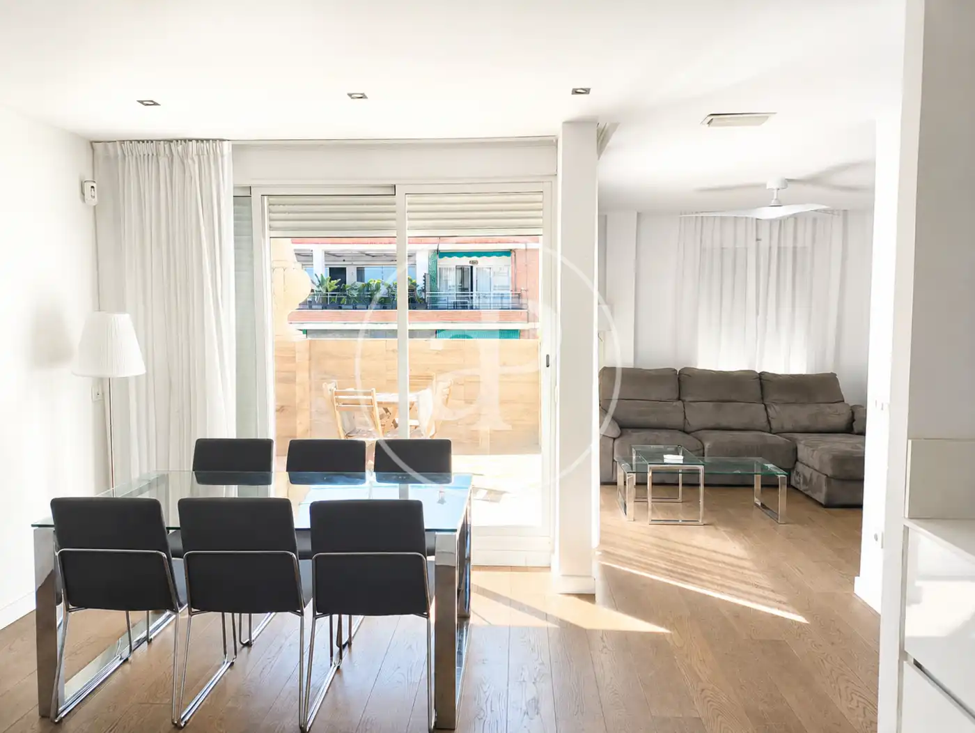 Sala de estar de Piso de alquiler en Valencia con Aire acondicionado, Terraza y Trastero
