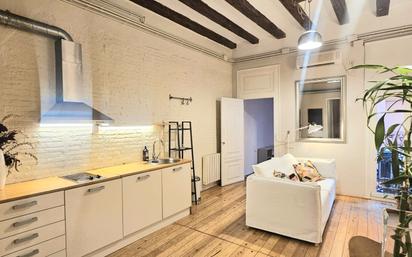 Kitchen of Flat for sale in  Barcelona Capital  with Air Conditioner, Heating and Parquet flooring