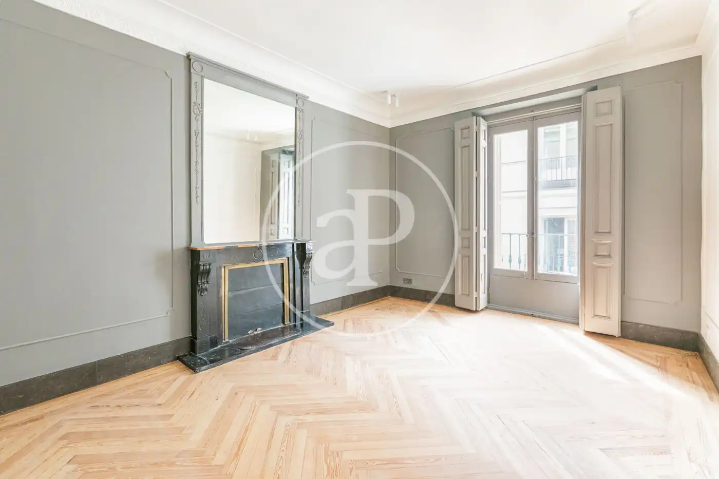 Wohnzimmer von Wohnung zur Miete in Madrid mit Klimaanlage, Heizung und Möbliert