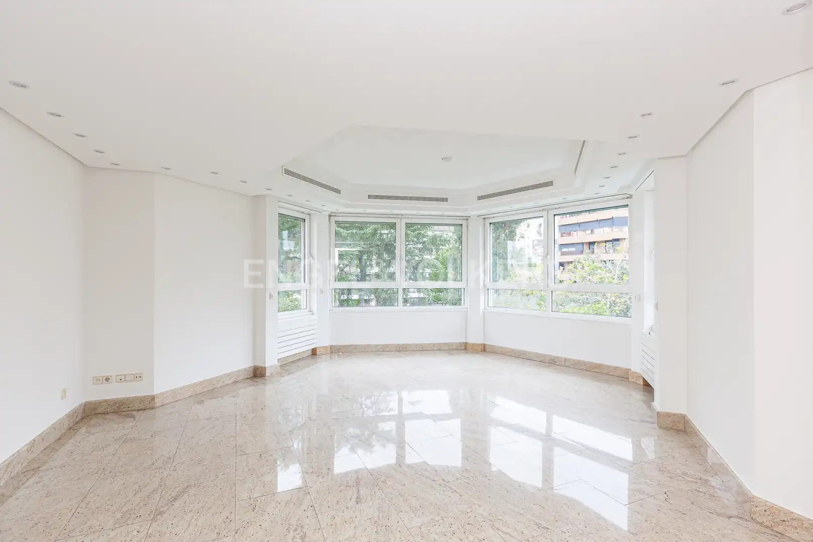 Esszimmer von Wohnung zur Miete in Madrid mit Klimaanlage, Heizung und Privatgarten