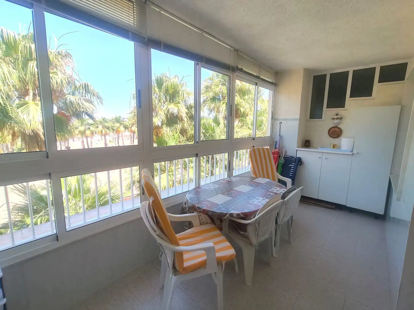 Terrasse von Wohnung zur Miete in Santa Pola mit Klimaanlage, Heizung und Terrasse