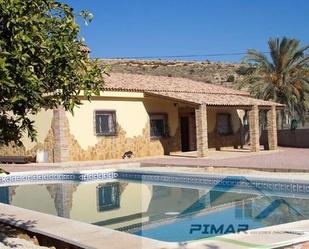 Swimming pool of House or chalet for sale in Elche / Elx  with Heating, Storage room and Swimming Pool