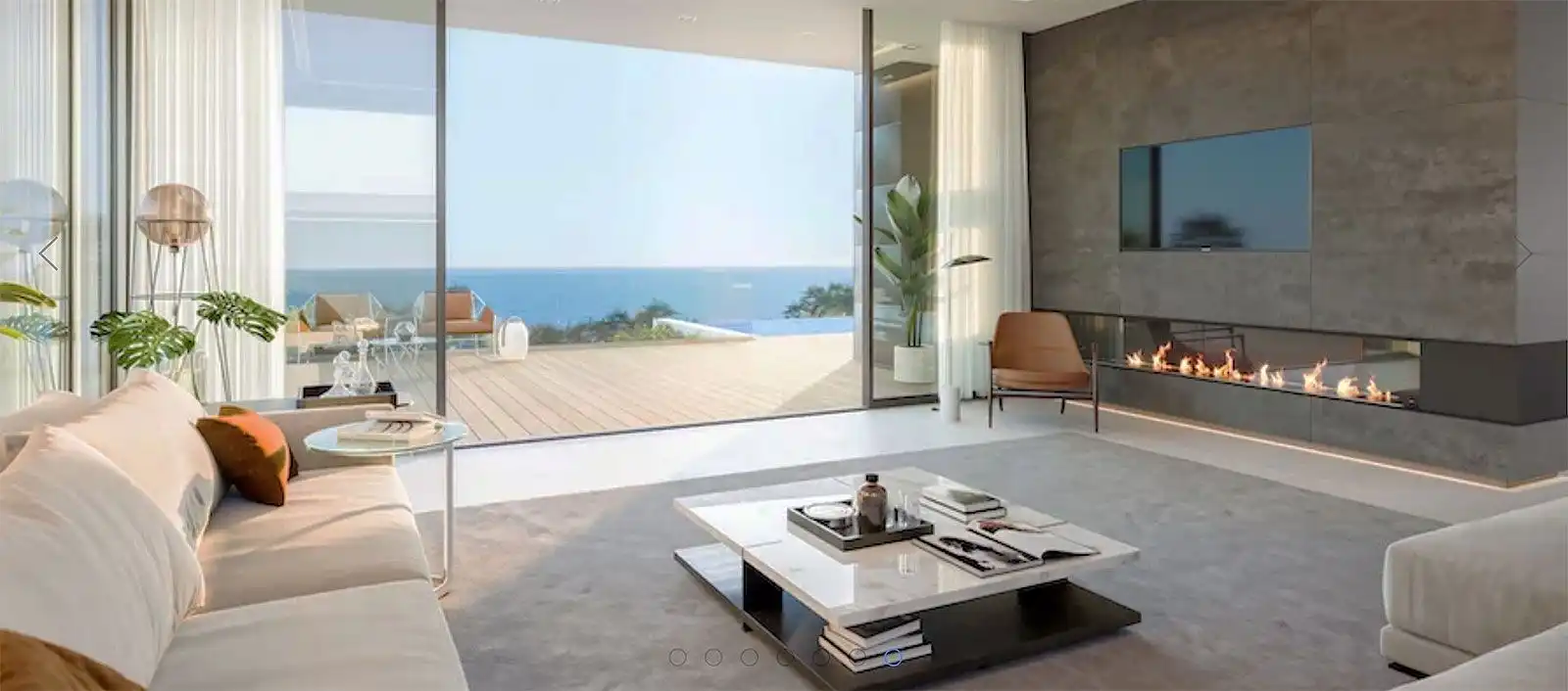 Sala de estar de Casa o chalet en venta en Manilva con Aire acondicionado, Jardín privado y Terraza
