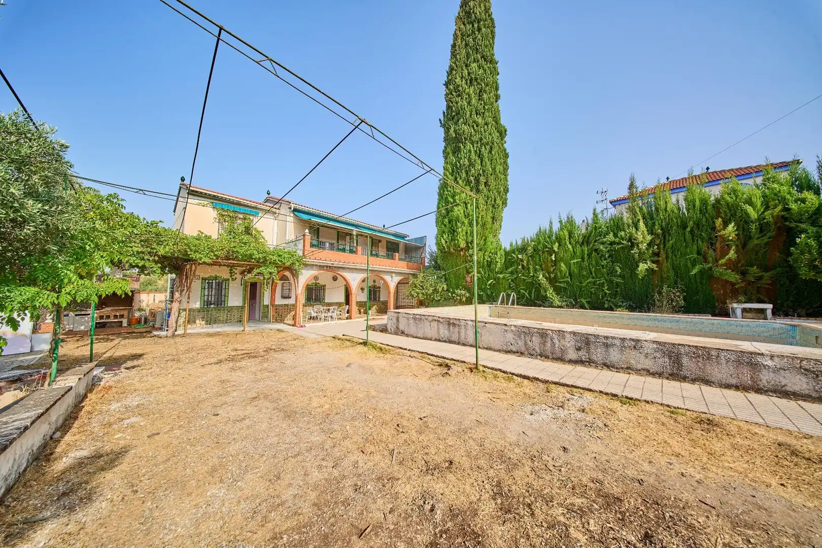 Vista exterior de Casa o chalet en venta en Pulianas con Jardín privado y Piscina