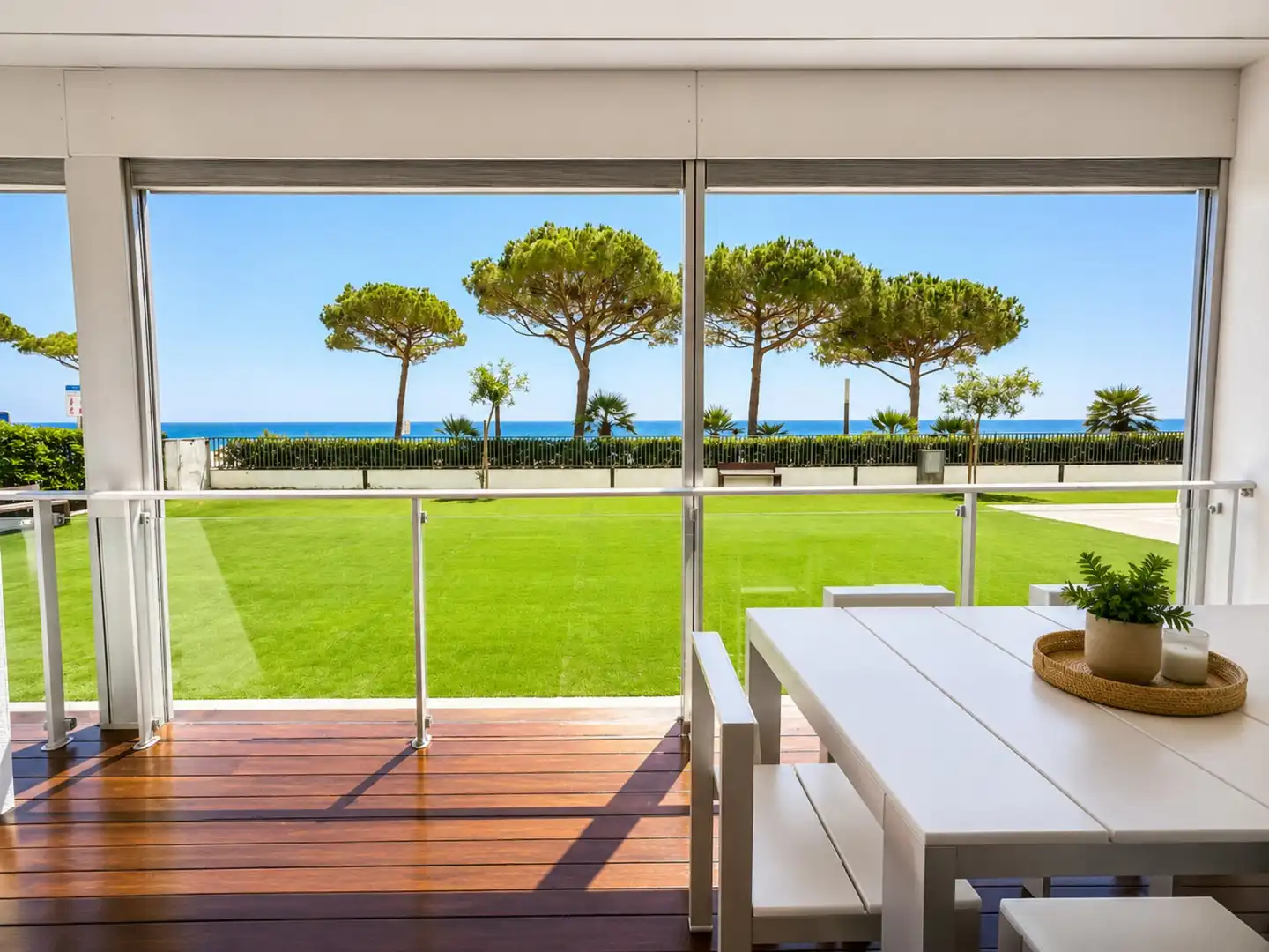 Terrassa de Apartament en venda en Castell d'Aro, Platja d'Aro i s'Agaró amb Calefacció, Jardí privat i Terrassa