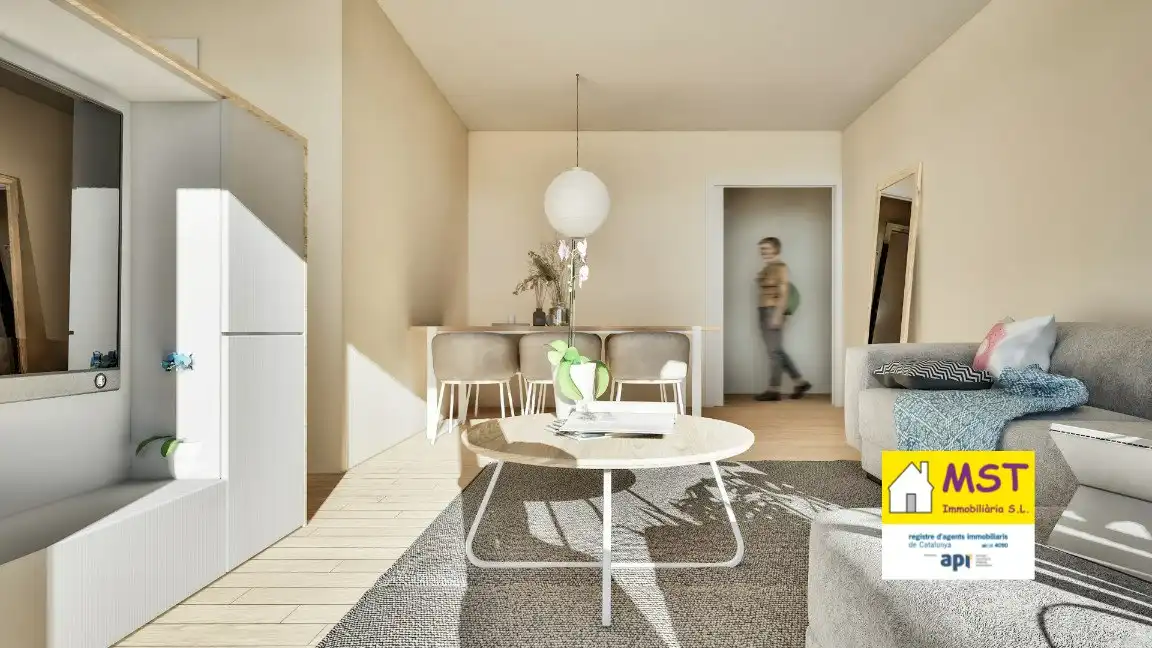 Sala de estar de Piso en venta en Sant Fruitós de Bages con Aire acondicionado, Calefacción y Terraza