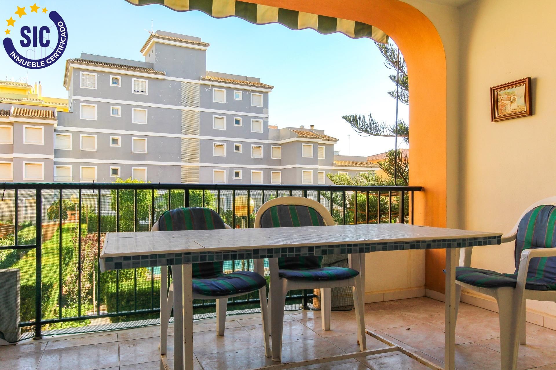 Terrassa de Casa adosada en venda en Sueca amb Jardí privat, Terrassa i Piscina comunitària