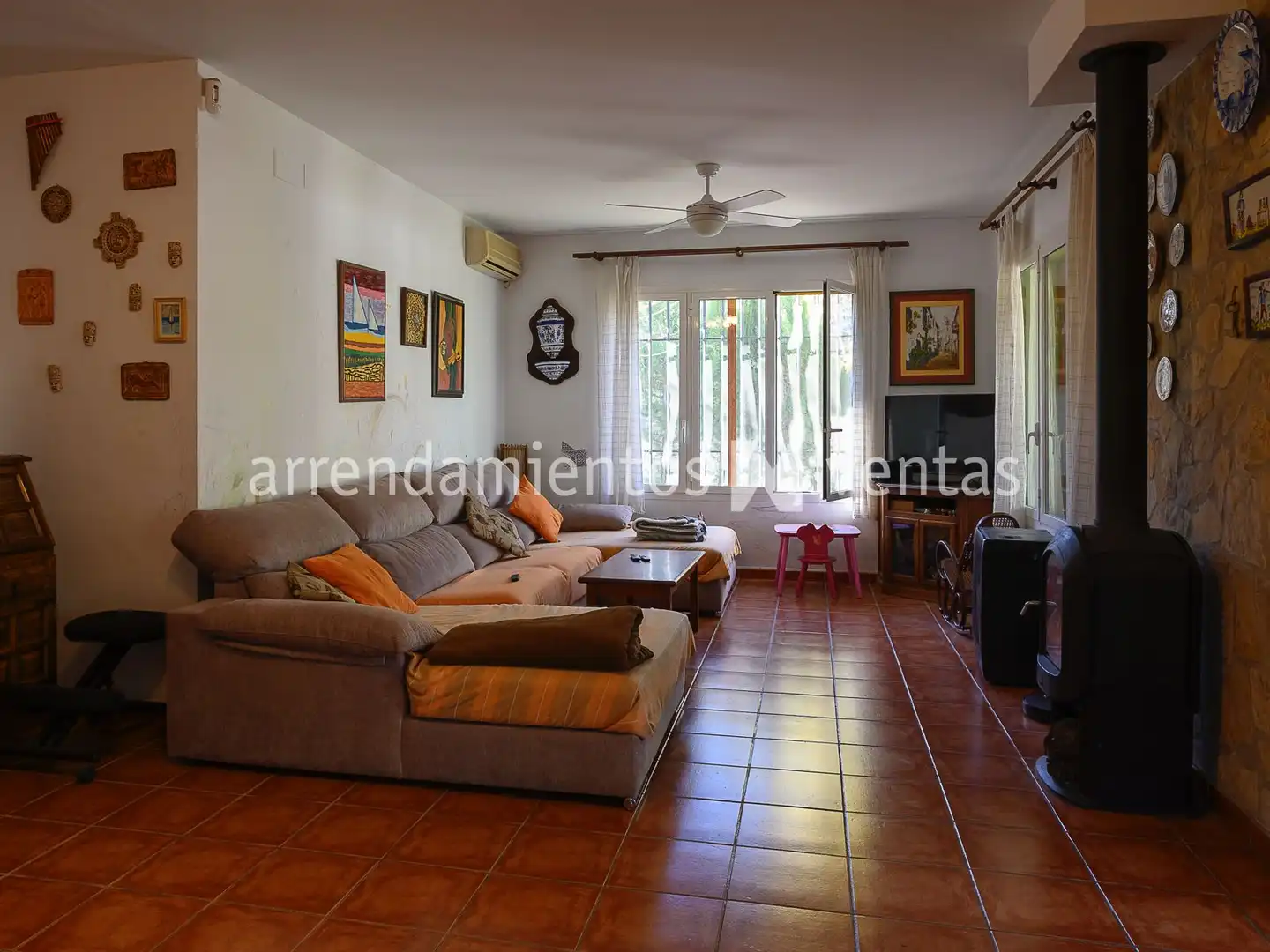 Sala d'estar de Casa o xalet en venda en Manises