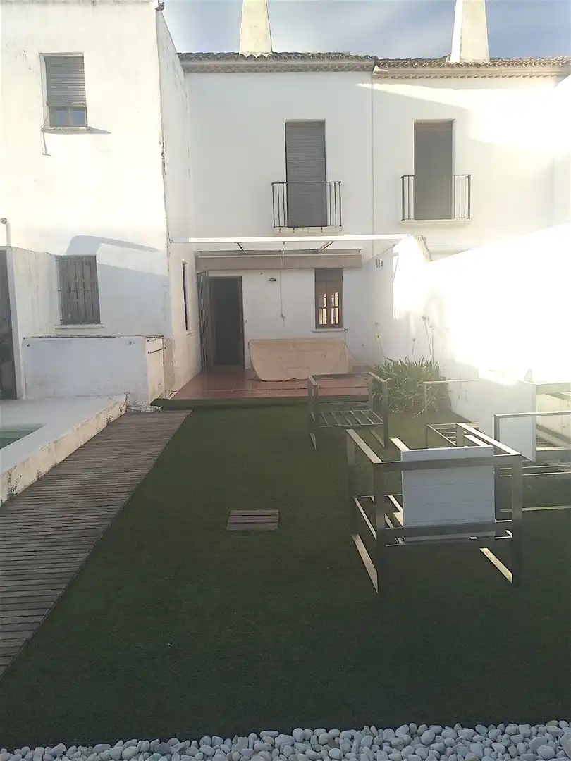 Terraza de Casa adosada en venta en Dénia con Jardín privado y Piscina