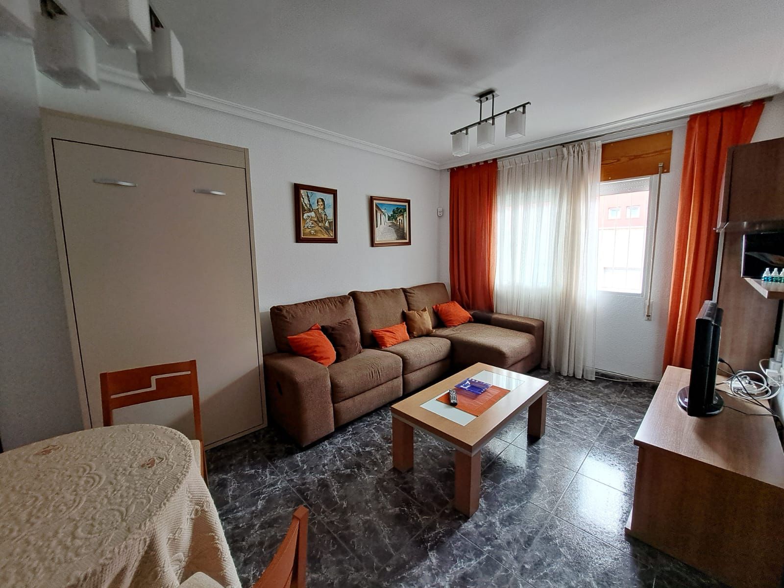 Living room of Single-family semi-detached for sale in Cartagena  with Air Conditioner, Heating and Furnished