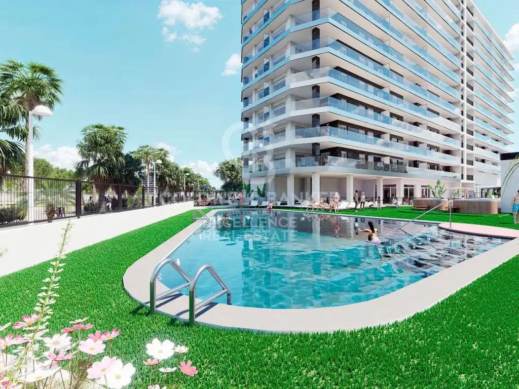 Swimming pool of Apartments for sale in Ribera de Cabanes