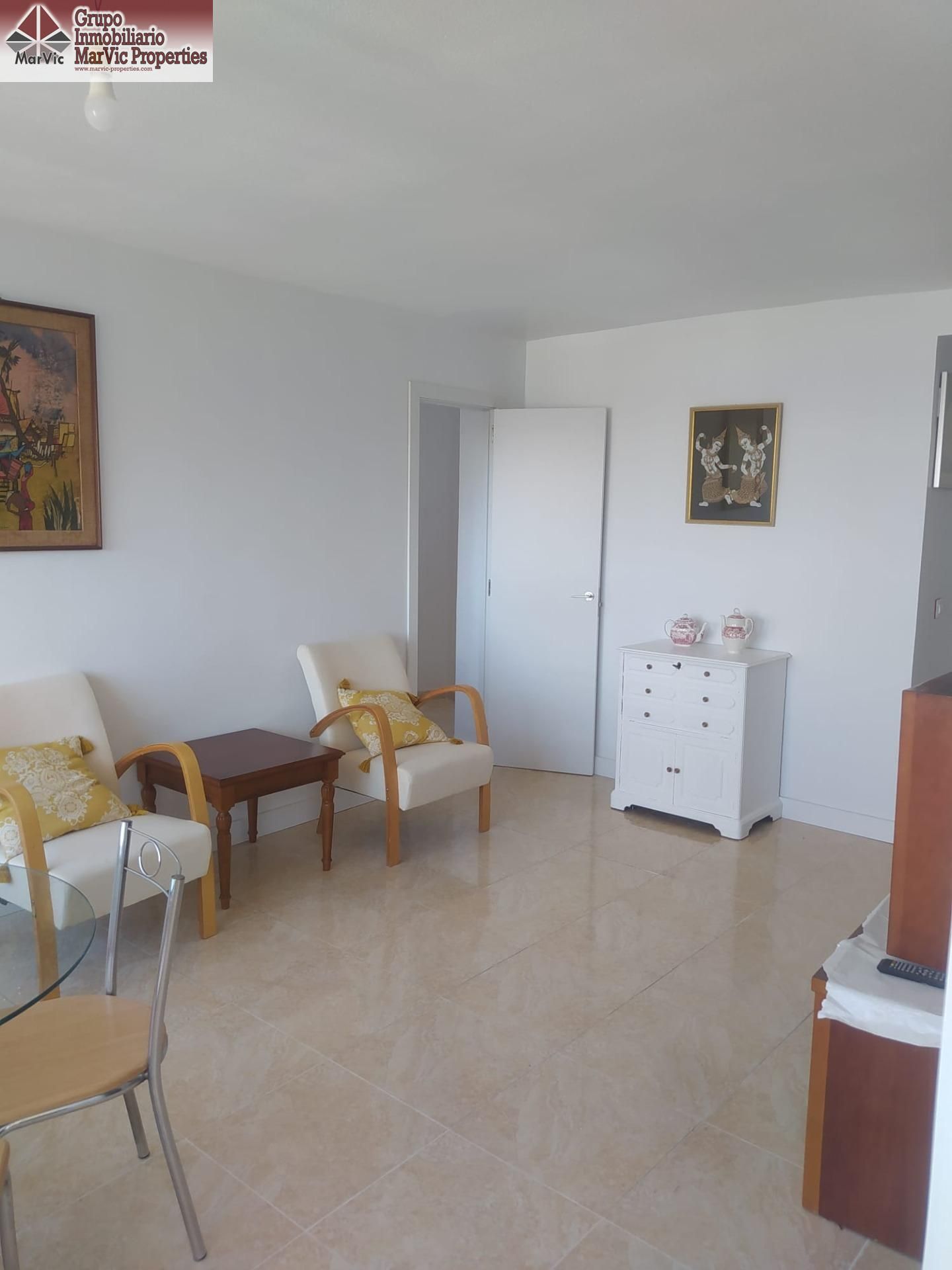 Living room of Flat for sale in Benidorm  with Private garden and Community pool