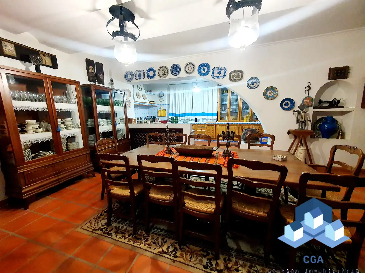 Dining room of Houses for sale in Lorca  with Air Conditioner, Private garden and Terrace