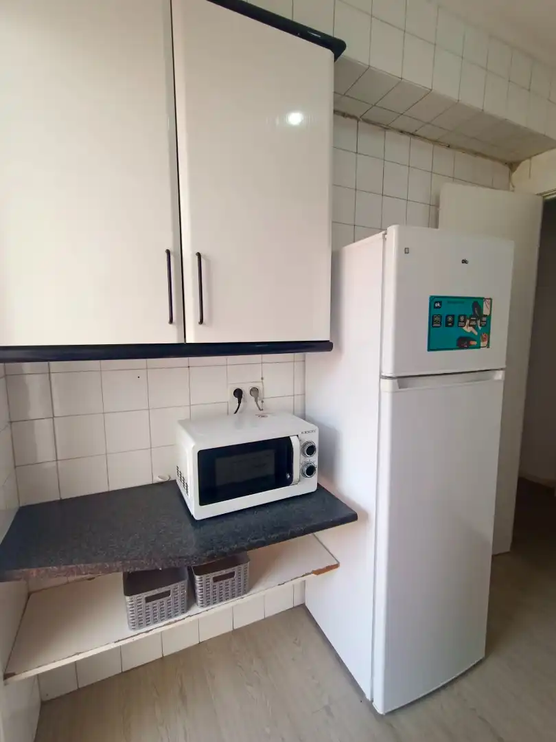 Kitchen of Flat for rent in Granada  with Parquet flooring, Terrace and Furnished
