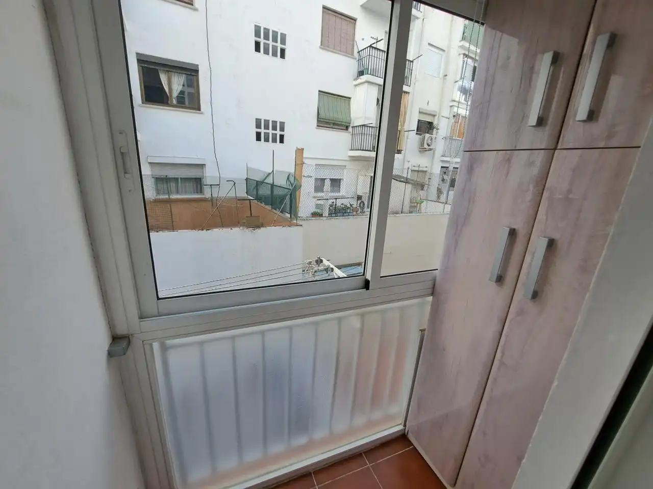 Balcony of Flat for sale in Zaragoza  with Air Conditioner