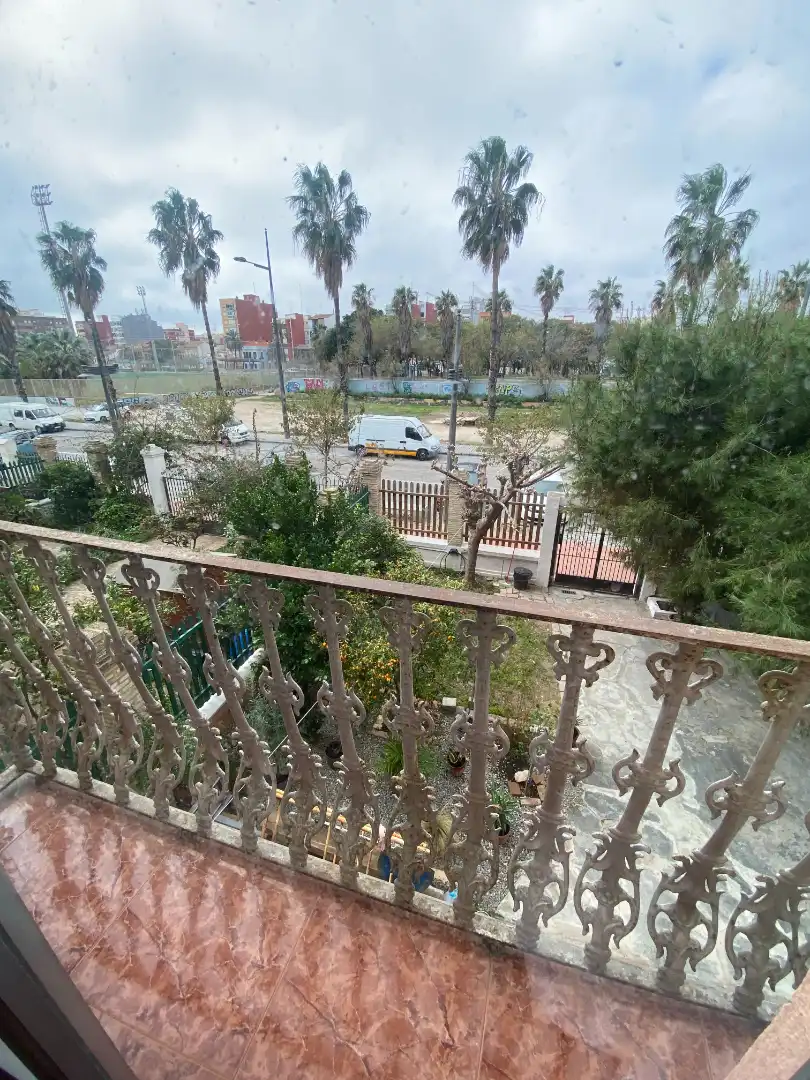 Exterior view of Flat for sale in Valencia  with Air Conditioner, Terrace and Storage room