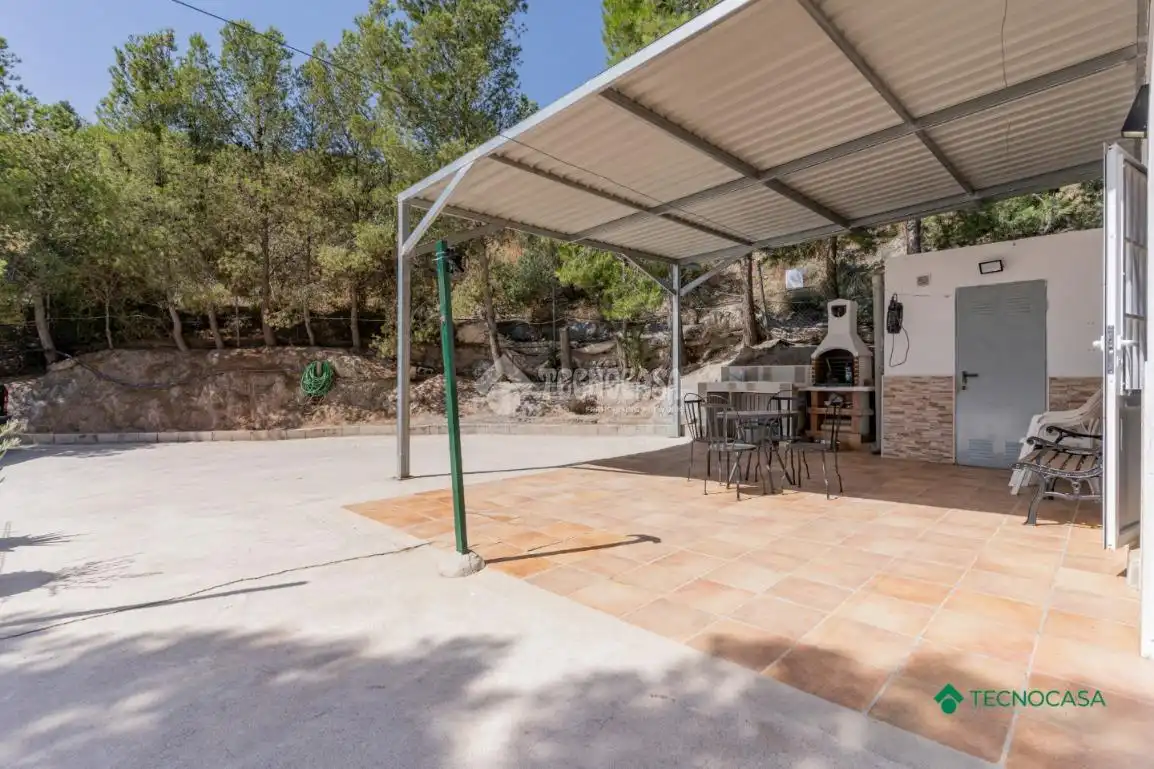 Terraza de Finca rústica en venta en Vícar con Aire acondicionado y Amueblado