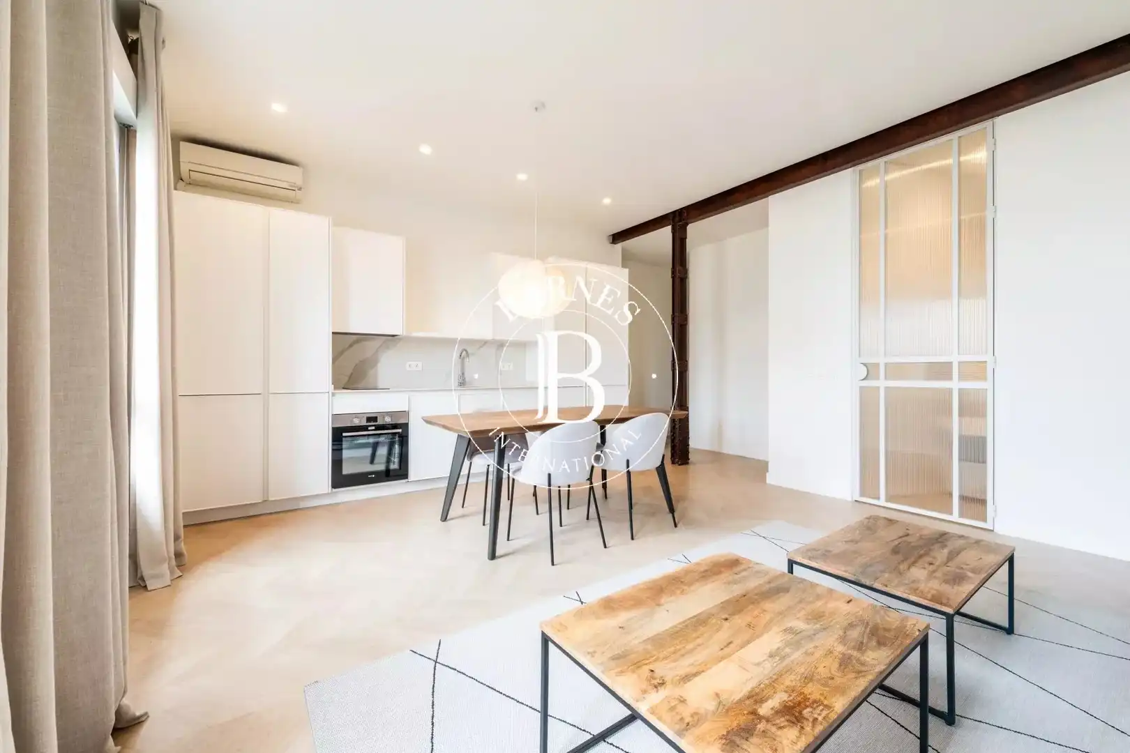 Kitchen of Flat for rent in Madrid  with Air Conditioner, Heating and Furnished
