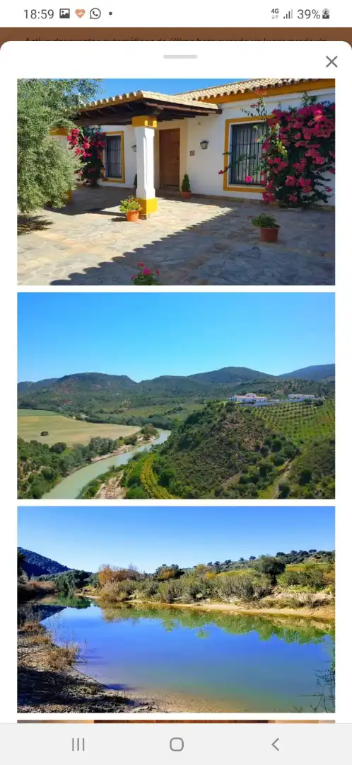 Vista exterior de Finca rústica en venda en Puerto Serrano amb Aire condicionat, Calefacció i Jardí privat
