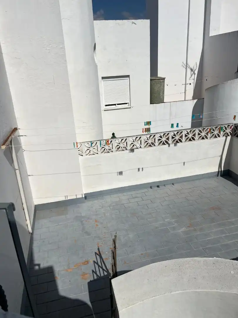 Balcony of Houses for rent in El Cuervo de Sevilla  with Air Conditioner, Terrace and Furnished