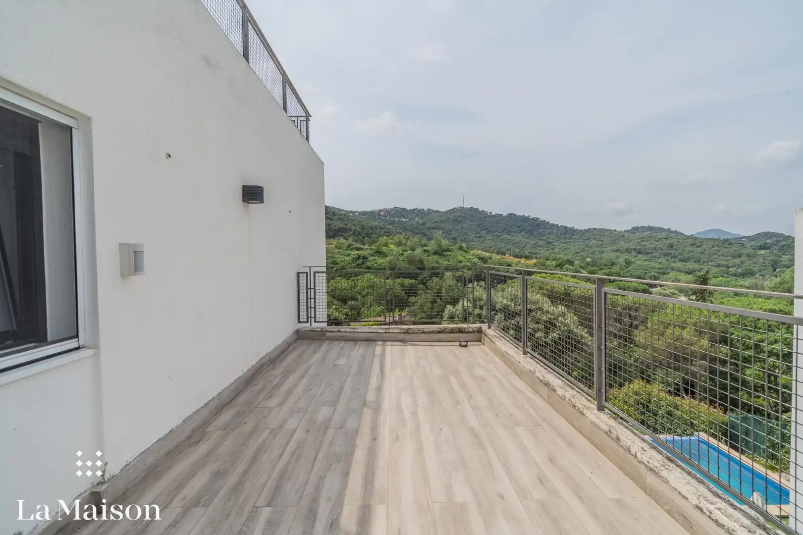 Terrassa de Casa o xalet en venda en Vilanova del Vallès amb Parquet, Terrassa i Piscina