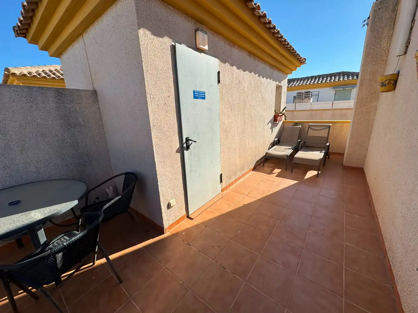 Terrassa de Casa adosada en venda en San Javier amb Aire condicionat, Terrassa i Moblat