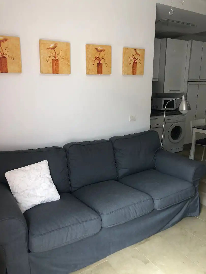 Sala de estar de Apartamento en venta en Málaga con Aire acondicionado, Terraza y Trastero