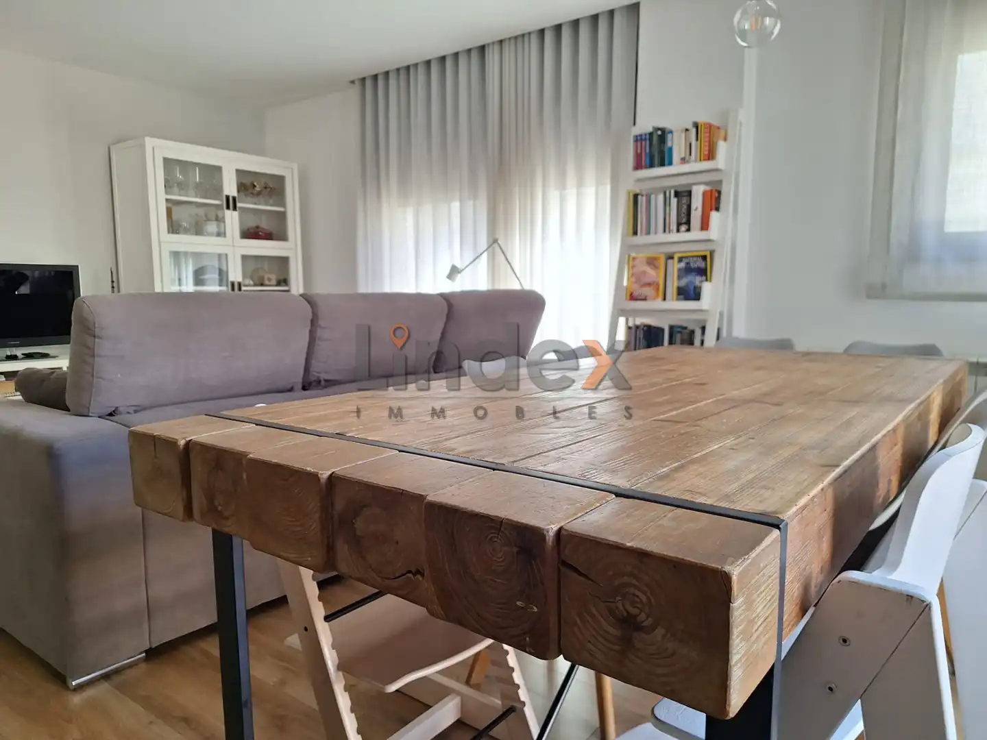 Sala de estar de Piso en venta en Arenys de Mar con Aire acondicionado, Calefacción y Parquet