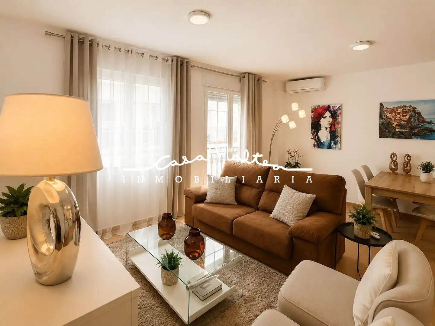 Sala d'estar de Apartament en venda en Altea amb Aire condicionat, Calefacció i Moblat