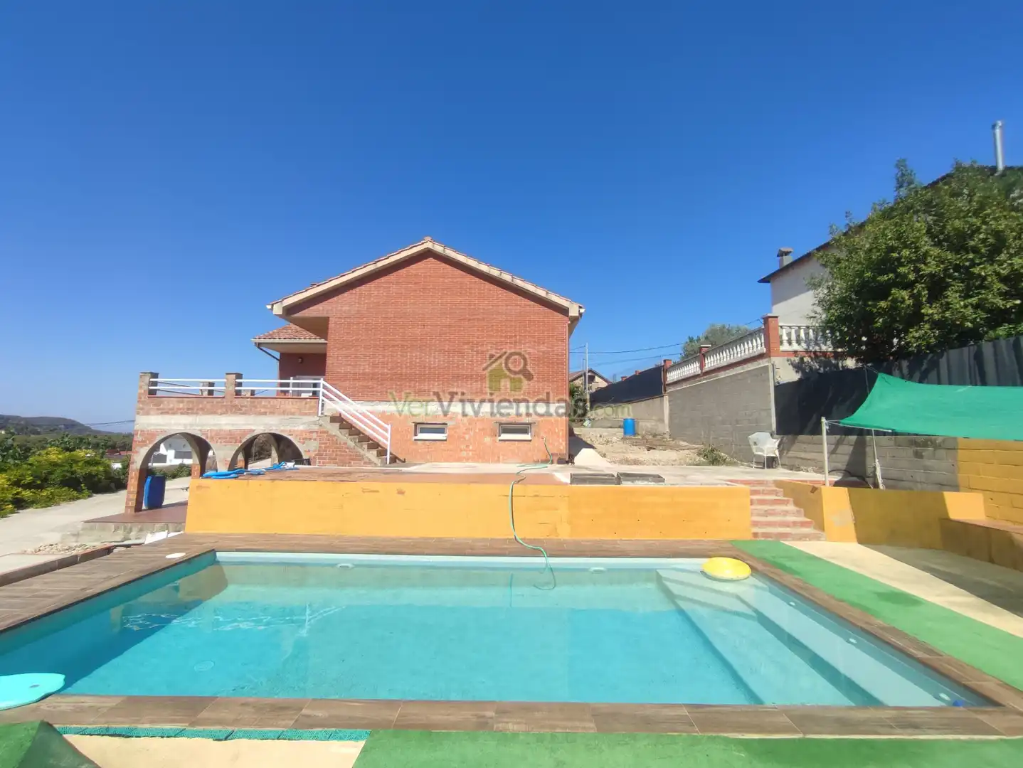 Piscina de Casa o xalet en venda en Vallirana amb Calefacció, Jardí privat i Terrassa