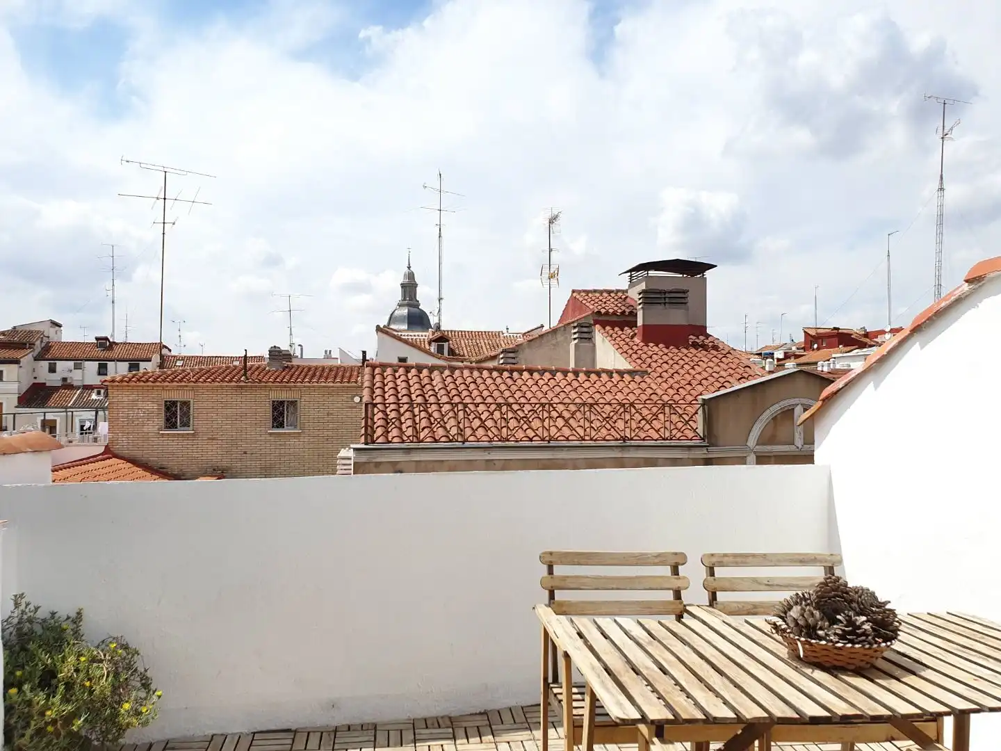 Terraza de Ático de alquiler en Madrid con Aire acondicionado, Calefacción y Terraza