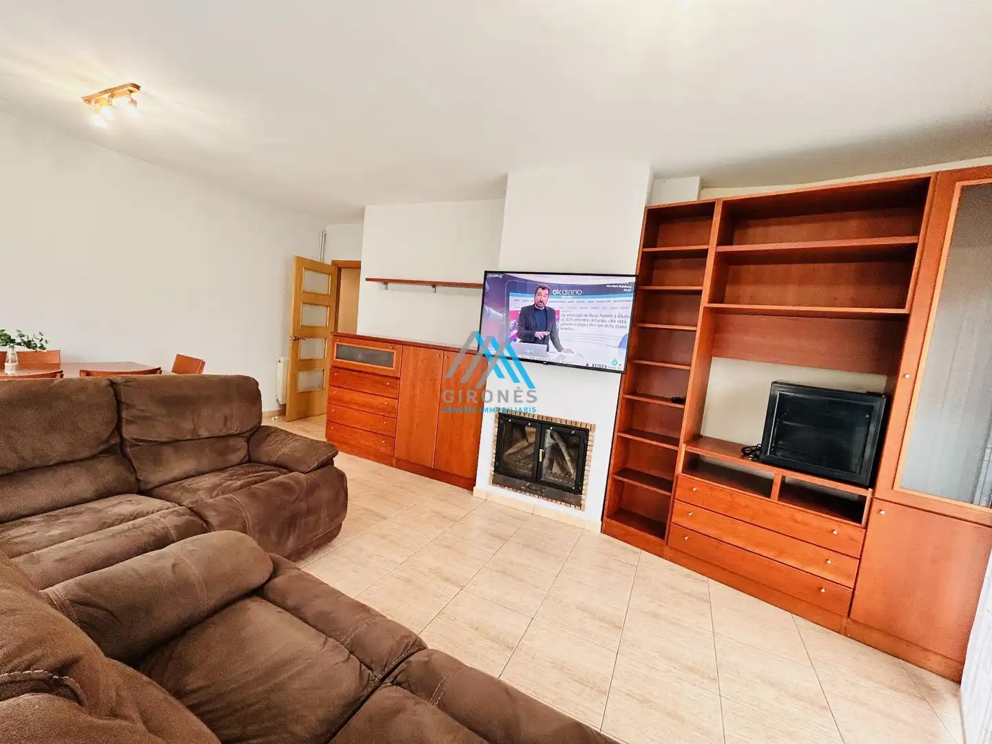Living room of Flat for rent in Santa Cristina d'Aro  with Heating, Storage room and Furnished