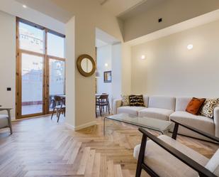 Living room of Flat to rent in  Barcelona Capital  with Air Conditioner, Terrace and Balcony