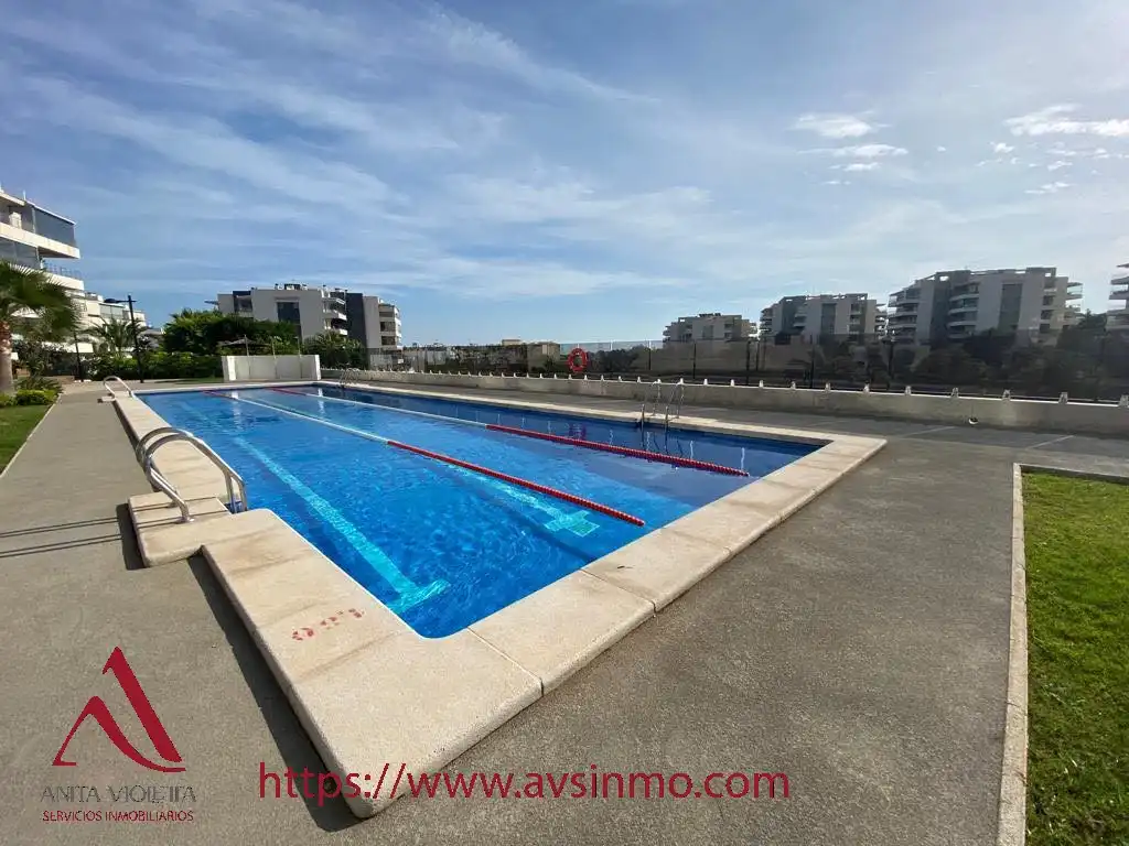 Swimming pool of Apartments for rent in Orihuela  with Air Conditioner, Heating and Terrace