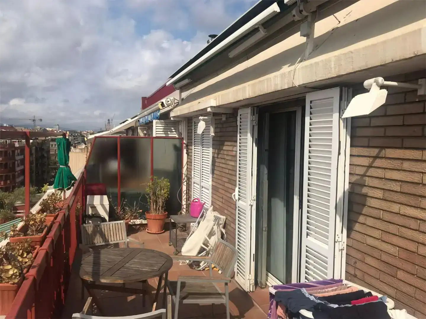 Terrace of Flat for rent in  Barcelona Capital  with Air Conditioner