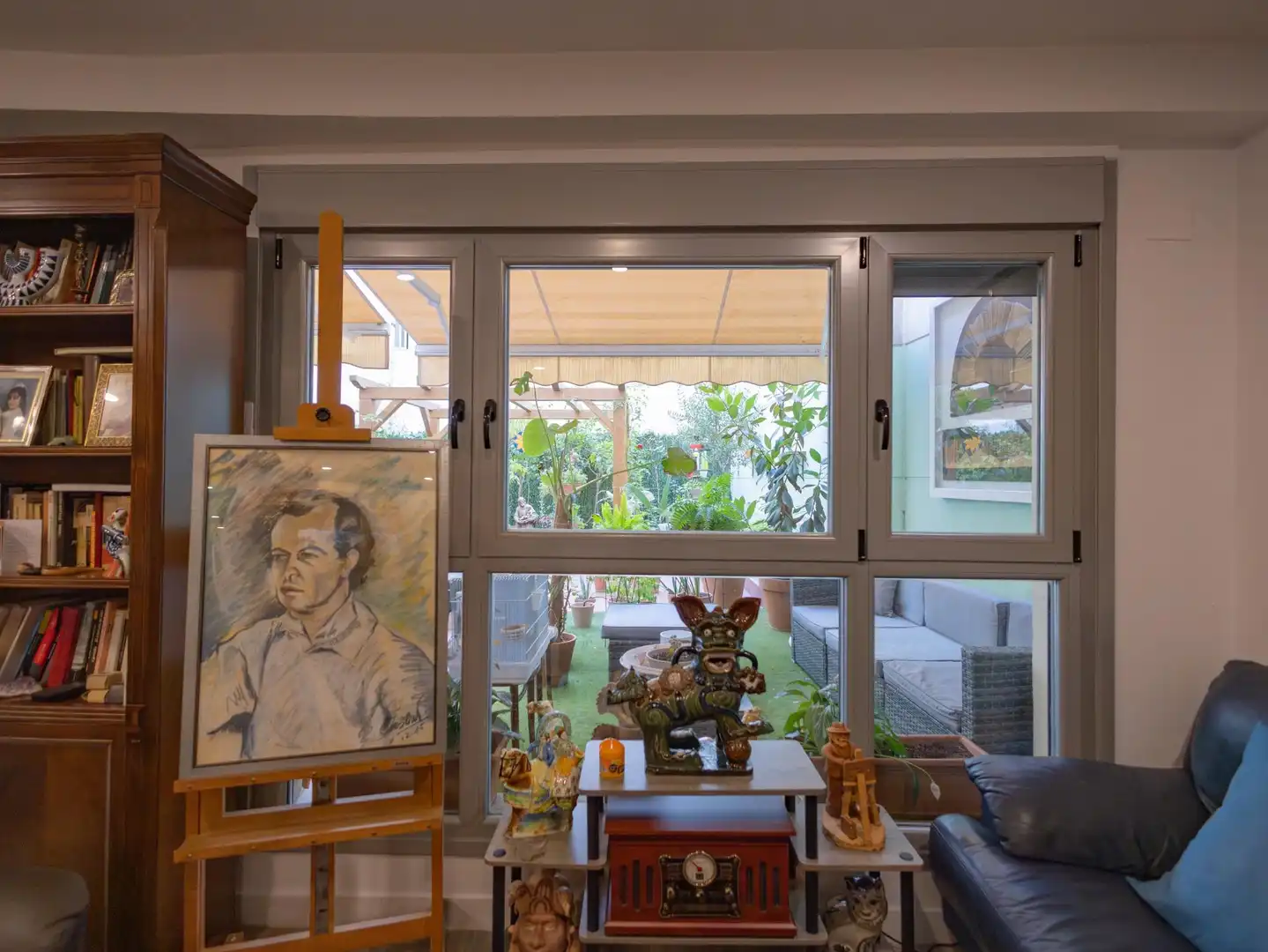 Sala d'estar de Apartament en venda en Madrid amb Aire condicionat i Terrassa