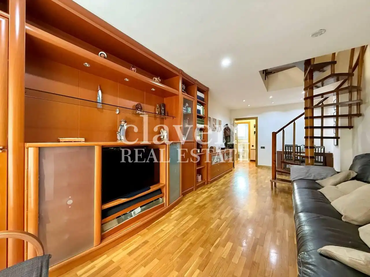 Sala de estar de Piso en venta en Barcelona con Aire acondicionado y Terraza