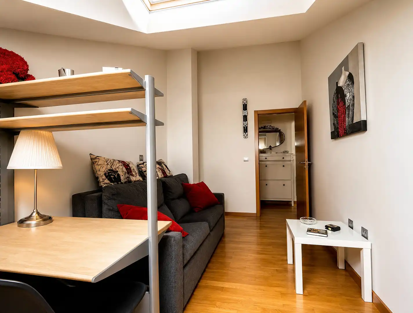 Wohnzimmer von Wohnung zur Miete in Torrelavega  mit Heizung, Terrasse und Abstellraum