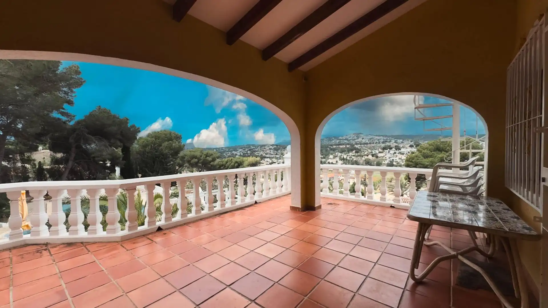 Terraza de Casa o chalet en venta en Moraira con Jardín privado, Terraza y Trastero
