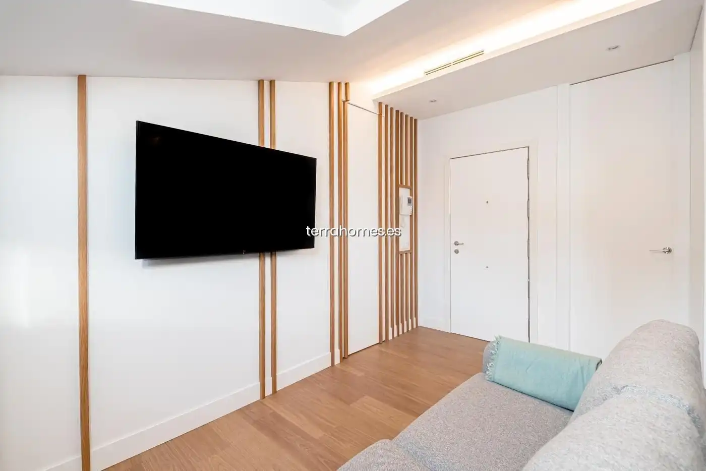 Sala de estar de Apartamento en venta en Madrid con Aire acondicionado y Amueblado