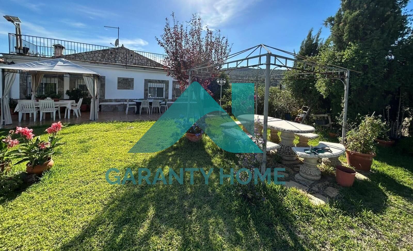 Garden of House or chalet for sale in Sierra de Fuentes  with Private garden, Terrace and Swimming Pool