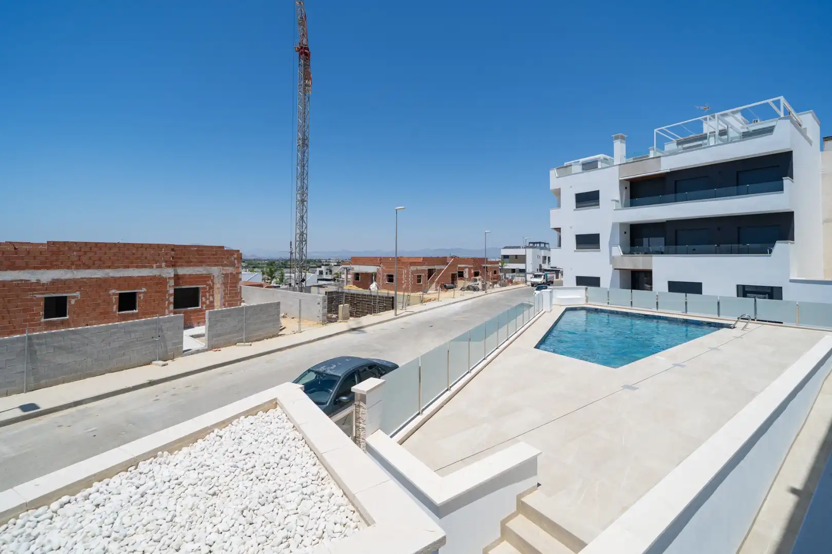 Swimming pool of Apartments for sale in Benimar
